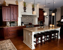 Gorgeous Kitchen with Cabinetry and Kitchen Island