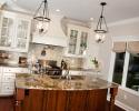 Stunning Cabinets and Island in Kitchen